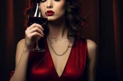 美女请老板吃饭喝红酒图片大全