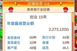 美食梦物语菜谱表格