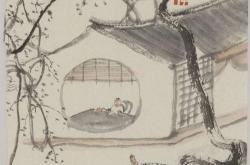 茶叶绘画图片
