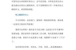 我最喜欢的美食火锅作文